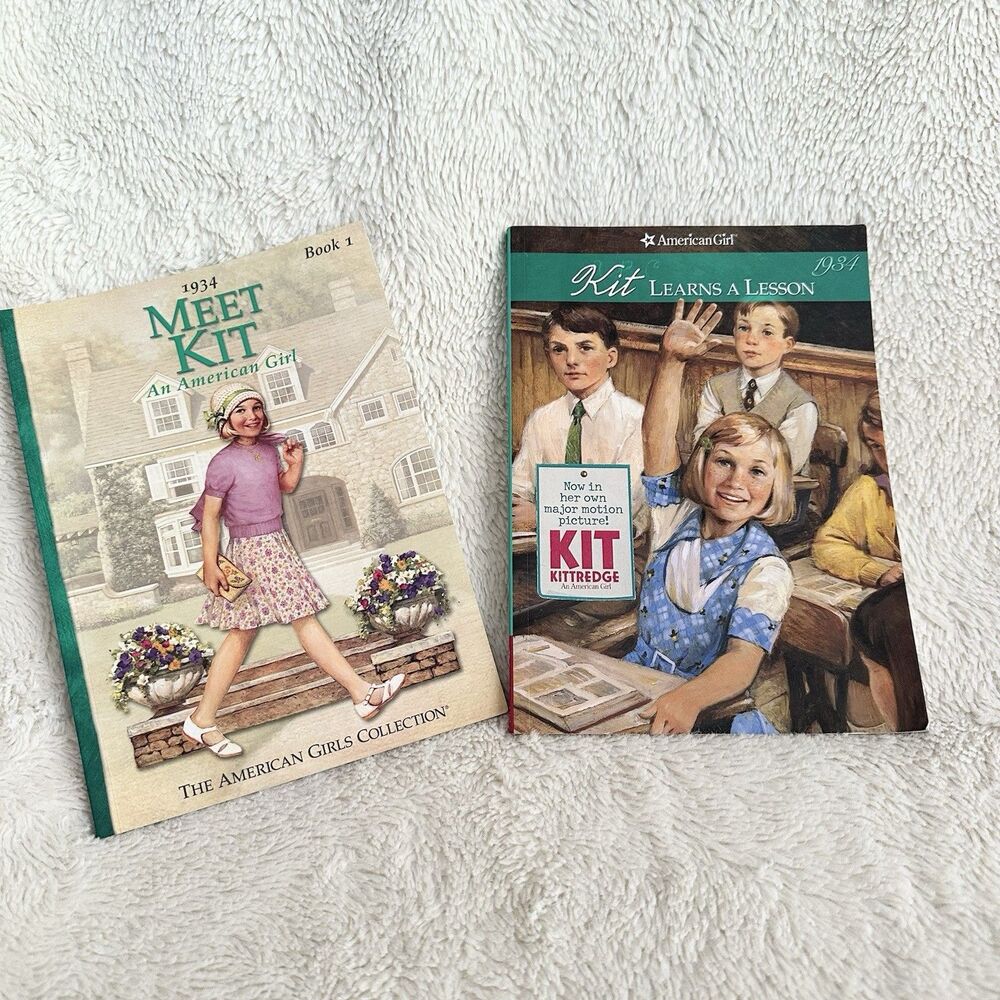 American Girl Books Meet Kit And Kit Learns A Lesson 1 And 2 Chapter Readers